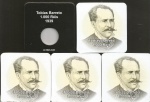 5 CARTELAS PARA MOEDAS NOVAS . TOBIAS BARRETO 1000 RÉIS 1939