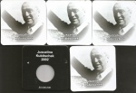 5 CARTELAS PARA MOEDAS NOVAS . JK 2002