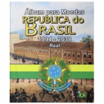 REAL-ALBUM PARA MOEDAS REPUBLICA BRASIL ANO 1994-2038