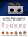 COIN HOLDER C/ 50 UNIDADES  33 MM