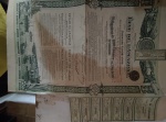 APÓLICE ETAT DE L AMAZONE ANO 1906 COM 08 CUPONS, NUMERO DE SÉRIE  DIFERENTE DA IMAGEM