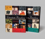 Livro. Biblioteca José Roberto Teixeira Leite. ENCICLOPEDIA DE LITERATURA BRASILEIRA, de Afrânio Coutinho e J. Galante de Souza. Rio de Janeiro: Globo Editora/Biblioteca Nacional, 2001. Encadernada. 23 x 16 cm, 2 vols., 1656 págs. Obra monumental, cobrindo em milhares de verbetes escritos por especialistas cinco séculos da literatura brasileira sob os seus mais diferentes aspectos: biografias, temas, dados, fatos, bibliografias etc.