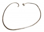 Vintage Luxo Jóias, Colar/ Gargantilha Elos Snake em Prata de Lei, medindo 42cm. Peso total 7,20gr