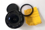 Vintage Fotografia Antiga, Excelente Lente SIGMA 52mm de diâmetro, Mini Wide II 1:28mm, de encaixe, tampa protetora, filtro focal de rosca, estojo em couro original Japan. 