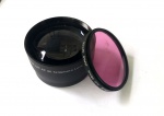 Vintage Fotografia Antiga, Lente Professional HD 58mm DSLR  MC  AF 2x Telephoto Lens Japan Optics, Filtro Zeikos FLD