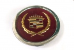Vintage Antigomobilismo, Coleção, Decoração, Emblema Central de Cadillac, acrílico, 6736 original, medindo 11,2cm de diâmetro