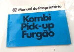 Vintage Antigomobilismo, Coleção, Decoração, Manual de Proprietário de Kombi, original, 1980