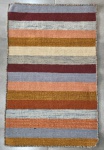 Tapete Kilim Maghrebi Indiano. Medindo: 90 x 55 cm,