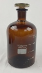 Vidro de farmacia âmbar21,5 cm. 