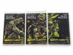 QUADRINHOS, três (3) livros de histórias em quadrinhos da coleção "A Saga do Monstro do Pântano", de Alan Moore, sendo livros um, dois e três, com ilustrações de Stephen Bissette e John Totleben. Publicações Vertigo/Panini Comics, nova edição. Exemplares embalados em plástico. Em excelente estado de conservação.