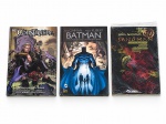 QUADRINHOS, três (3) livros de histórias em quadrinhos, sendo: "Constantine  A Fagulha e a Chama", "Batman  O Que Aconteceu ao Cavaleiro das Trevas?" e "Sandman  Prelúdios & Noturnos", de Neil Gaiman. Publicações DC Comics/Panini. Excelente estado de conservação.