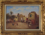 João Batista, `Ruinas` - Acrilica Sobre tela medindo 75 x 55 Cm, a.c.i.d