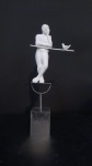 Adélio Sarro, `Janela do Horizonte` - Fiberglass medindo 45x19x8, assinado na base