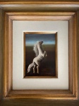 Orlando Teruz, `Cavalo` - óleo sobre tela medindo 22x16cm, a.c.i.d