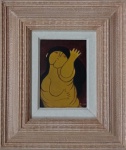 Milton da Costa, `Figura` - óleo sobre tela medindo 22x16, a.c.i.d