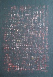 Antonio Bandeira, `Noturno, datado de 1964` - óleo sobre tela medindo 70x50, a.c.i.d