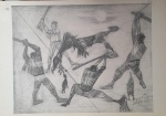 Portinari, `Sem titulo` - Litogravura medindo 47x33, a.c
