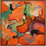 Roberto Burle Marx, `Abstrato,84` - acrílica sobre tela medindo 72,5x72,5, a.c.i.d