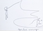 Oscar Niemeyer, `Projeto` - Caneta hidrocolor sobre papel medindo 15 x 22, a.c.i.d
