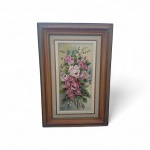 Vaso de flores, oleo /tela , Medindo 90 x 60 cm  Assinado