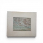 ENRICO BIANCO (1918- 2013) Composição Abstrata -Óleo sobre tela colada em eucatex.  apresenta desgastes, craquelês e perdas de camada pictórica. Assinado , medindo 45 x 60 cm. . Necessita restauro. Proveniente de coleção particular. Veja imagens extras.