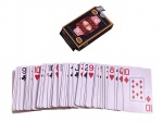 Baralho promocional Old Eight - completo - na embalagem original - 09x06 cm.