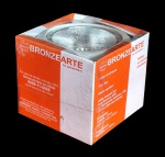 BRONZE ARTE - Plafon refletor de embutir em alumínio anodizado - 11x12x12 cm - Lacrado.