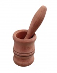 Pilão em madeira - 14x5,5 cm medidas gerais.