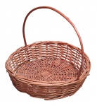 Cesta em vime - 34x39x36 cm - alça necessitando fixar melhor.