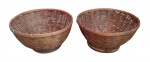 Par de cestos em vime - 12x25 cm.