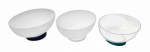 DESCO - Lote composto por 3 saladeiras em acrílico - 14x30x24 cm - com riscos do uso.