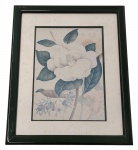 AUTOR NAO IDENTIFICADO - Reprodução impressa 26x19 cm - emoldurada em madeira pintada com paspatur e vidro 39x31 cm - acid - com pontos amarelados pela ação do tempo.