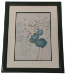 AUTOR NAO IDENTIFICADO - Reprodução impressa 26x19 cm - emoldurada em madeira pintada com paspatur e vidro 39x31 cm - acid - com pontos amarelados pela ação do tempo.