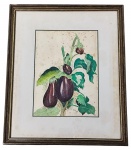 NORMA JOHANSEN - Pintura s/ papel  25x19 cm - emoldurado em moldura em madeira com paspatur e vidro 41x34 cm - acid 1990 - com amarelados pela ação do tempo.