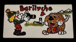 Souvenir de parede em porcelana pintada - 08x15 cm.