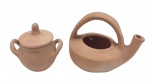 MINIATURA - Lote composto por 2 decorativos em cerâmica -