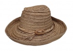 LIZ CLAIBORNE - Chapéu em palha -   15x36 cm medidas gerais e 20 cm medida interna.