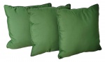 Conjunto com 3 almofadas em polister - 42x42 cm.