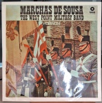 Marchas de Sousa - Banda Militar de West Point. Selo : Premier  PRLPS-1.154. Formato : Vinil , LP, Álbum, Estéreo. País : Brasil. Lançado : 1971. Capa excelente.  Disco bom. Usado. Necessita limpeza.
