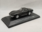 Miniatura Chevrolet Corvette C3 1968, Escala 1:43, Coleção American Cars, carrinho de coleção. Item conforme fotos.