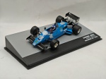 Miniatura Ligier JS21 Raul Boesel Belgium GP 1983, Escala 1:43, Coleção Lendas, carrinho de coleção.Item conforme fotos, possui pequeno trinco no acrilico.