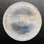Moeda Alemanha - 10 Mark 1971 - Km-31 - Prata (.625) - 17 g - 31 mm - Comemorativa 500º aniversário do nascimento de Albrecht Dürer.