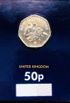 Moeda Reino Unido - 50 Pence 2018 - Km-1554 - Cobre-níquel - 8 g - 27,3 mm - Comemorativa As Histórias de Beatrix Potter - 3ª série -Rato.