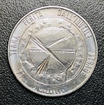 Moeda San Marino - 100 Liras 1977 - Km-69 FC - Aço inoxidável - 8 g - 27,8 mm - Série: Proteção da Natureza - A terra ferida pelo massacre inútil.