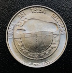 Moeda San Marino - 10 Liras 1977 - Km-66 FC - Série: Proteção da Natureza - A pegada dos venenos do homem - Alumínio - 1,6 g - 23,3 mm. 