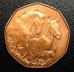 Moda Áustria  5 Euros 2020 - Cobre - 8,9 g - 28,5 mm FC - Km-3313 - Edição Comemorativa Páscoa de 2020, Amigos Para a Vida - Série: Monnaie de Pâques.