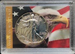 Moeda Estados Unidos - 1 Dólar 1987 - Km-273 - Prata (.999) - 31,103 g - 40,6 mm - `American Silver Eagle` - na Capsula.
