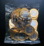 Sache Lacrado Moedas 1 Real 2015 Brasil - Comemorativo Jogos Olímpicos Rio 2016 - Basquetebol - Valor de Catalogo AV610 - R$600,00