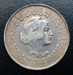 Moeda Brasil - 2000 Reis 1913 - P-705 Estrelas ligadas - prata .(.900) - 20g - 32,5mm - República - Excelente Conservação