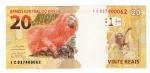 Cédula do Brasil - 20 Reais 2020 - C-355 Fe - Série IC-0469 - 2ª Familia - (Paulo Roberto Nunes Guedes/ Roberto Campos Neto).